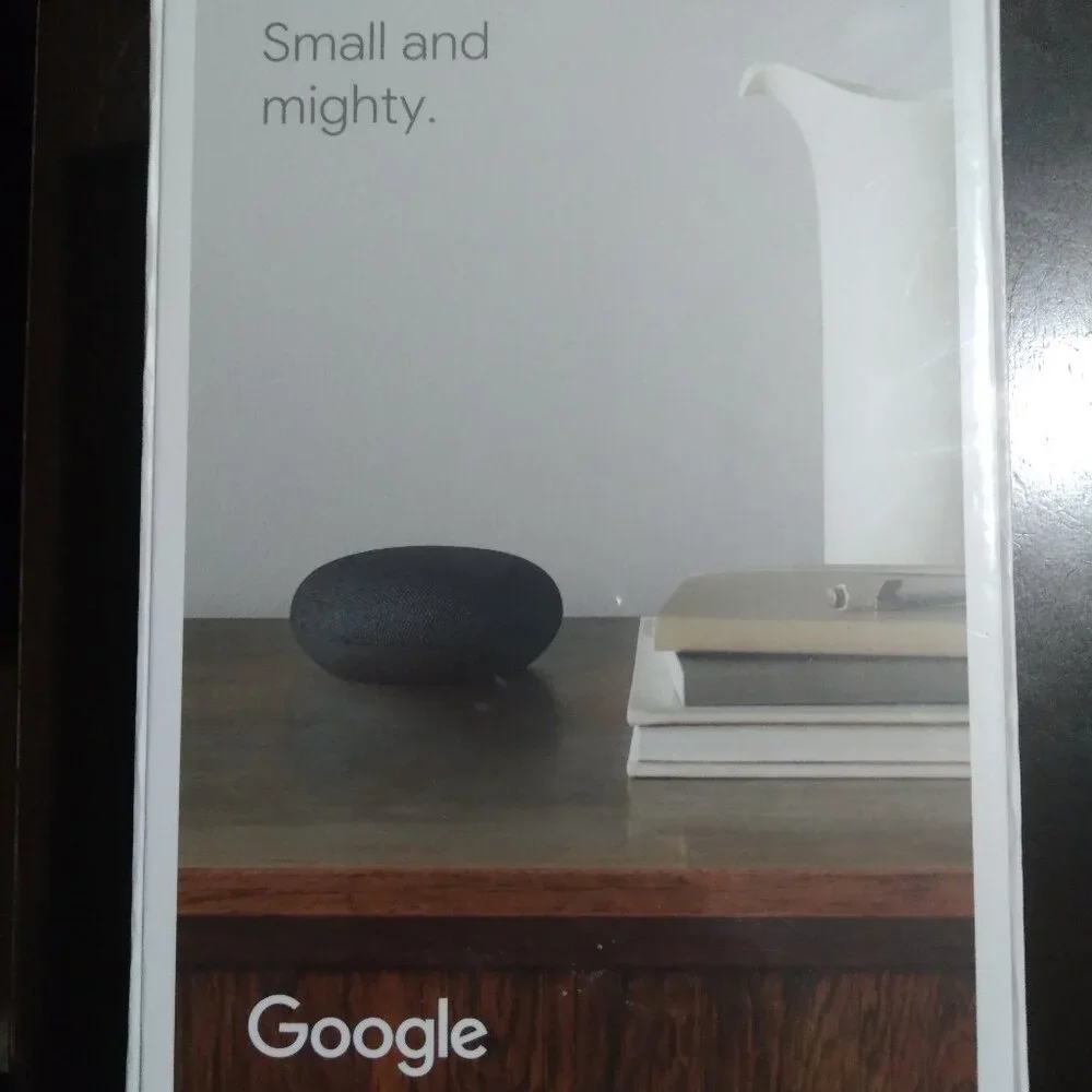 Charcoal Google Nest Mini 2nd Generation Smart Speaker with Google Assistant